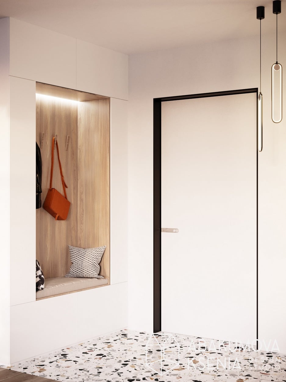Дизайн-проект интерьера квартиры в стиле минимализм