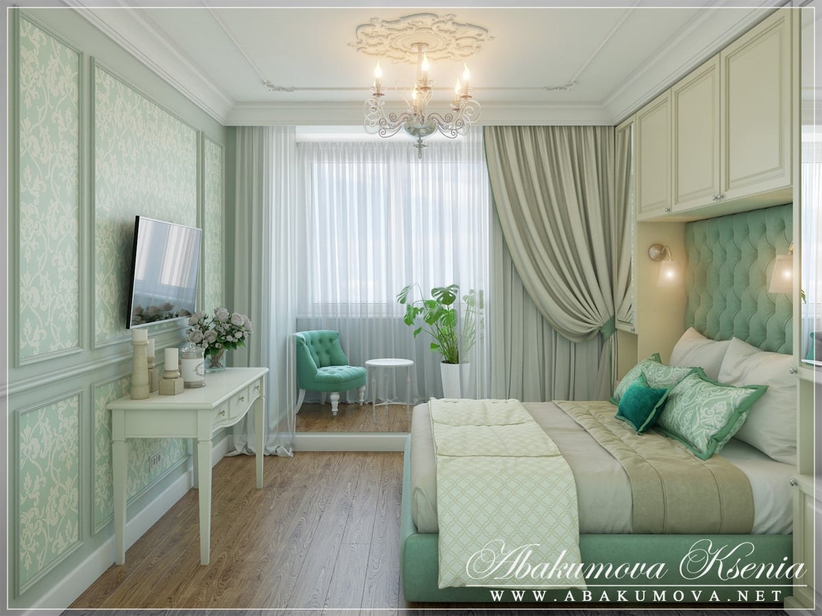 Дизайн интерьера - спальня - Абакумова Ксения