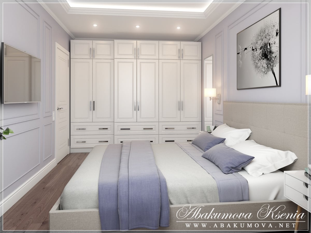 Оформление интерьера, дизайн спальня Абакумова Ксения